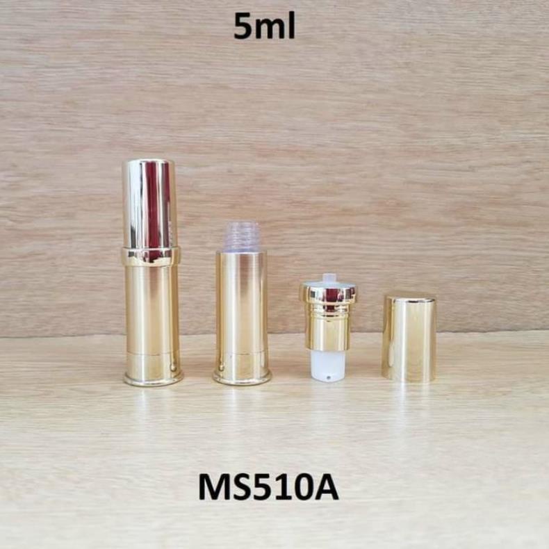 [TOP GIÁ RẺ] [5ml,15ml,20ml] Chai xịt giọt, phun sương Hút chân không Thanh Lịch xi vàng,bạc chiết mỹ phẩm