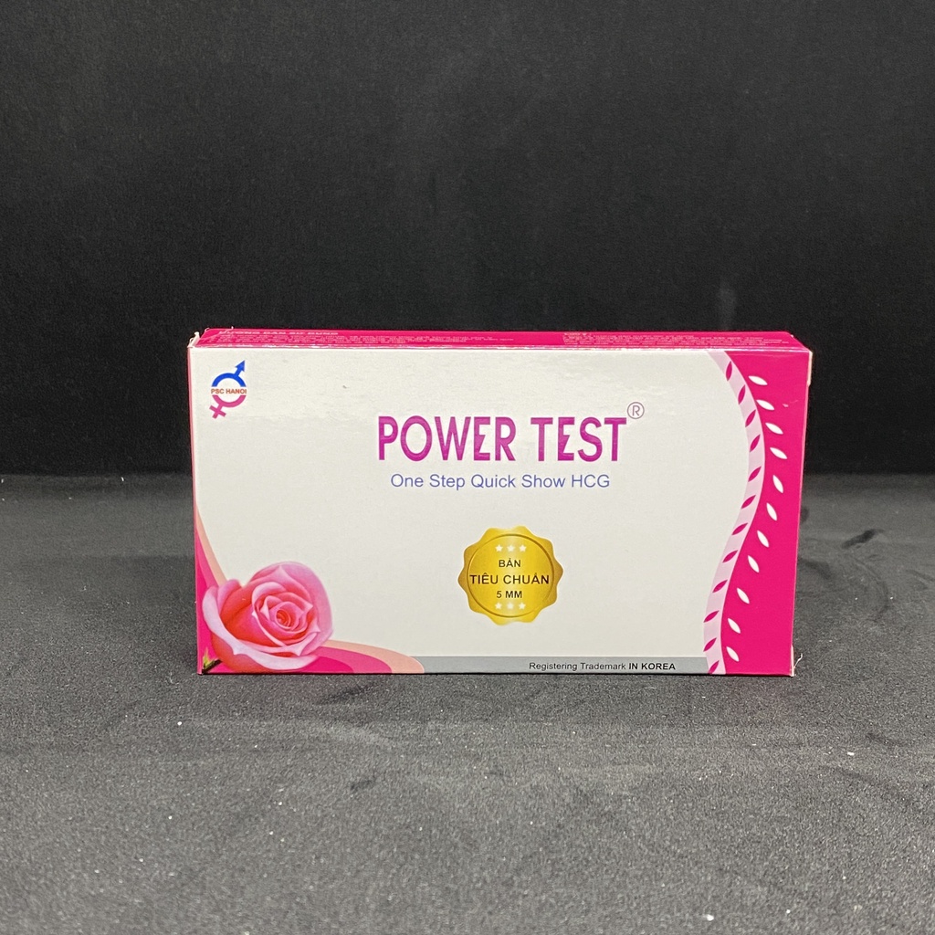 Que thử thai tại nhà Powertest Hộp 1 chiếc - Que thử thai nhanh Power Test