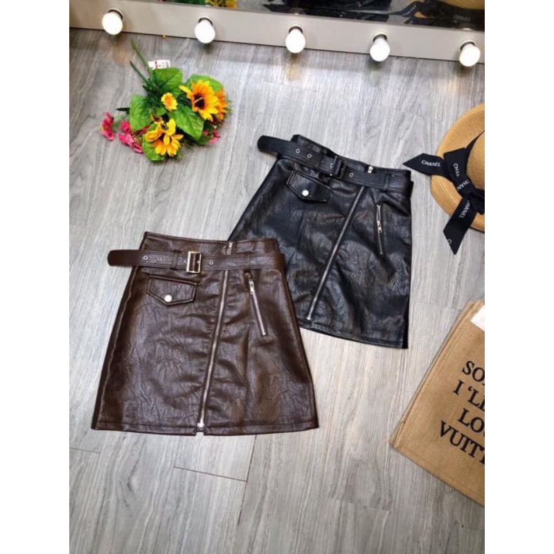 Chân váy da khách lựa live