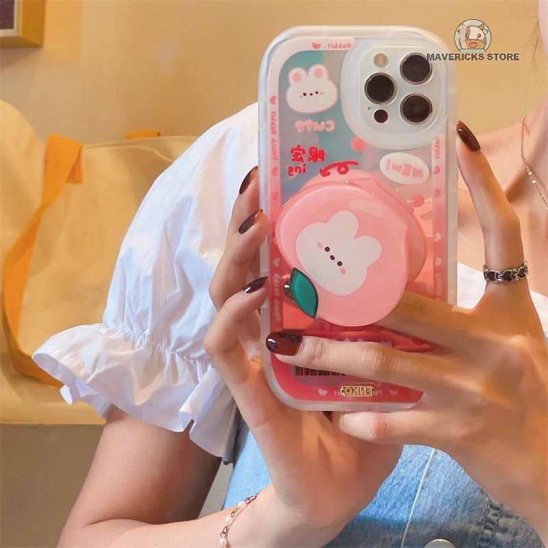 Ốp điện thoại in hình gấu hoạt hình cho iPhone 7/11pro/max/12/xs/8p/xr/plus