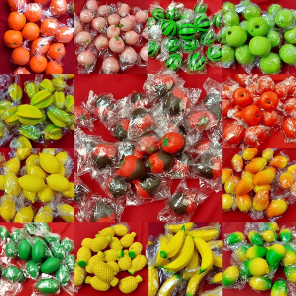 Squishy trái cây đủ loại