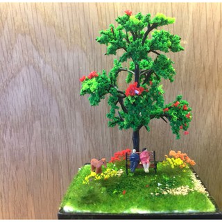 Cây mô hình cao 12cm nhiều mẫu khác nhau