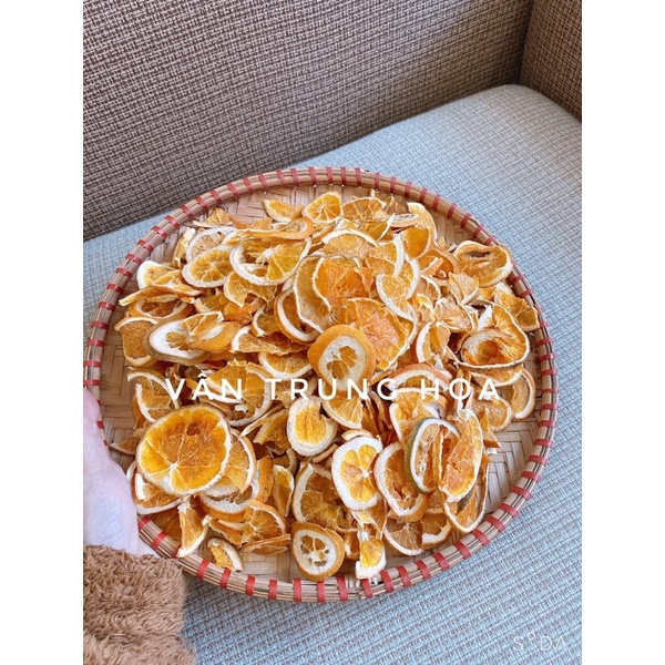 Cam vàng sấy khô, vàng tươi, cam vàng vụn (hàng loại 1)