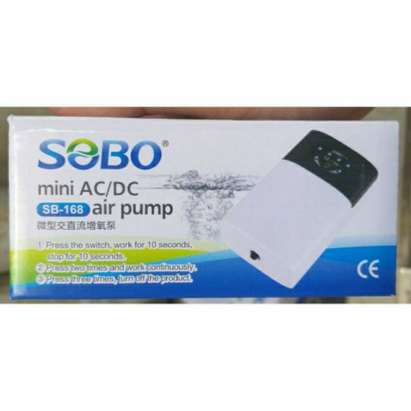 Máy Sủi Oxy Tích Điện 1 Vòi Sobo-168 và 2 Vòi Sobo -268