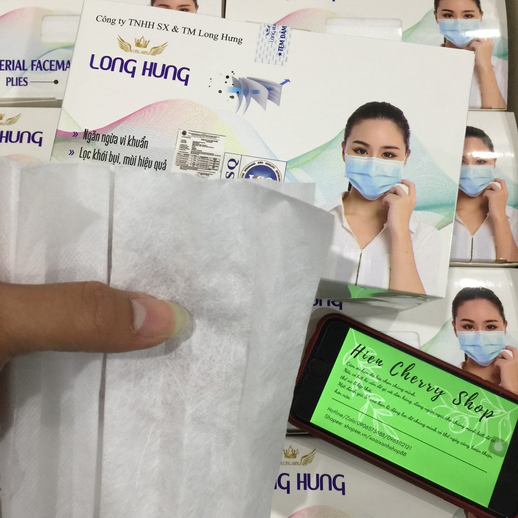 Khẩu trang y tế KHÁNG KHUẨN 4 lớp - Hộp 50 cái - Hàng công ty | BigBuy360 - bigbuy360.vn