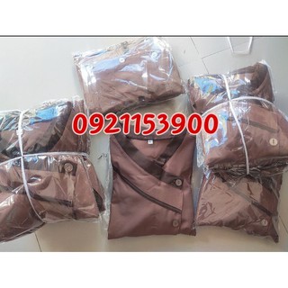 Đồng phục spa nâu tây