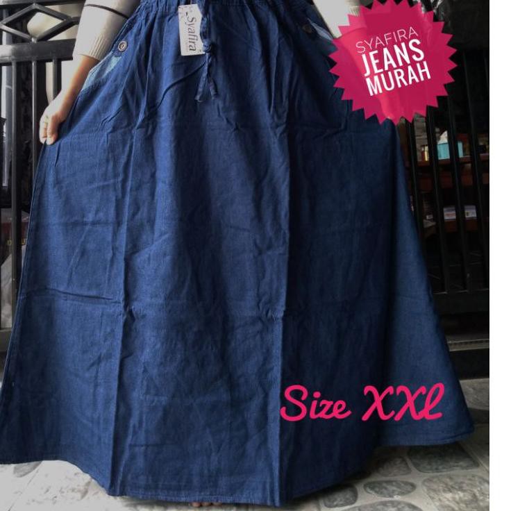 Chân Váy Jean Dài Size Xxl & Xl