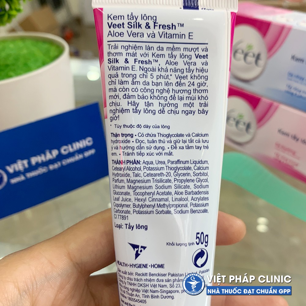 Kem tẩy lông Veet (50g) Dành Cho Vùng Da Nhạy Cảm, Dễ Kích Ứng