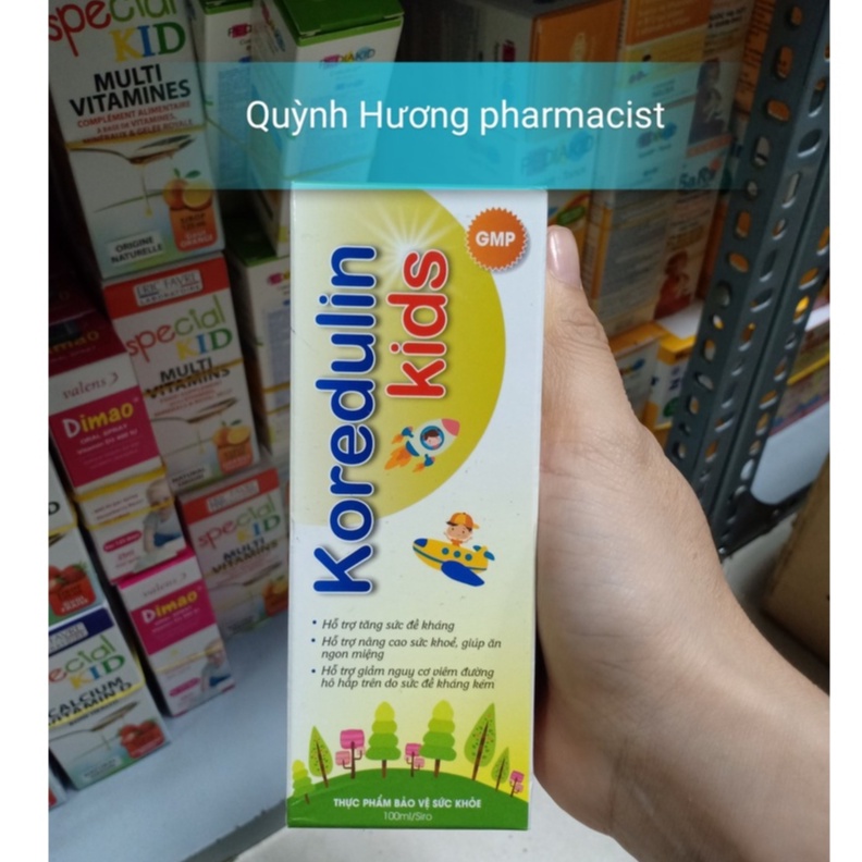 KOREDULIN Kids chai 100ml hỗ trợ tăng sức đề kháng.nâng cao sức khỏe,ăn ngon miệng