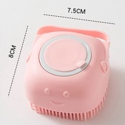 🍉Bông Tắm - Gội Silicon Cao Cấp Có Khay Đựng Xà Phòng - Gai Siêu Mềm Tạo Bọt Massage Cơ Thể, Tẩy Tế Bào Chết DUASHOP