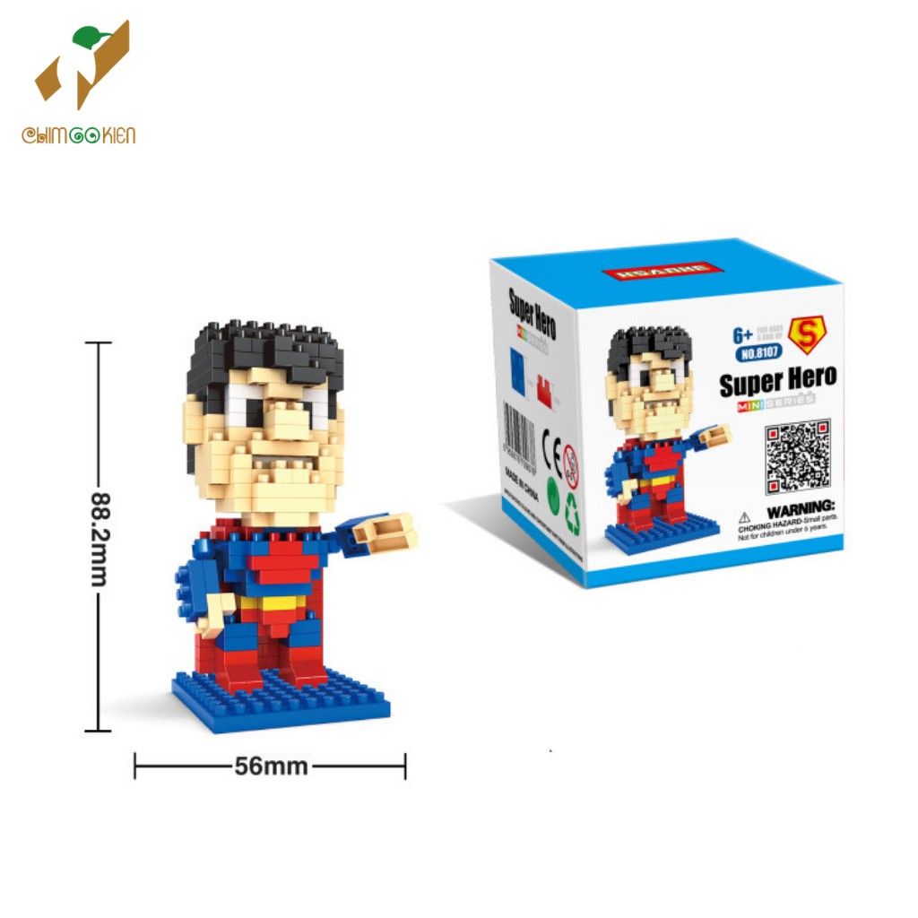 Lego siêu nhân DC Comic xếp hình siêu anh hùng