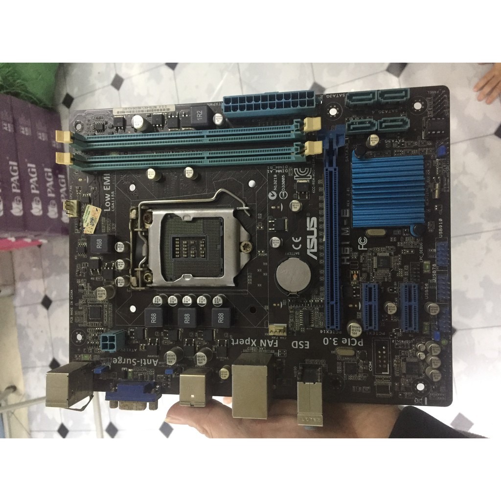 Mainboard ASUS H61M-E/Intel H61, Socket 1155 hàng bóc máy