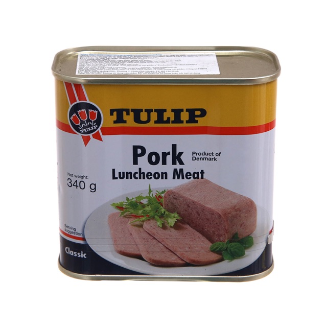 1 Hộp Thịt Hộp Tulip Pork 340g Cực Ngon