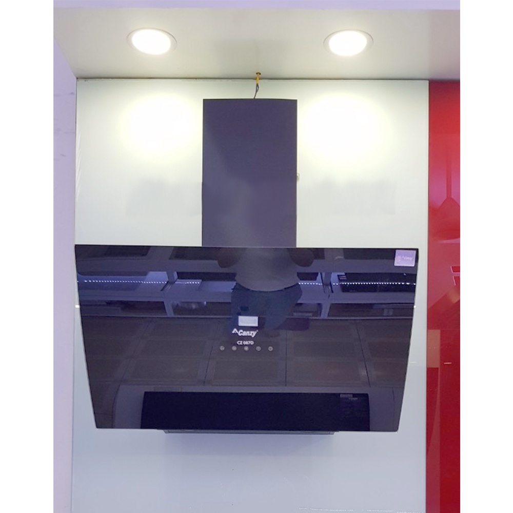 Hút mùi canzy 087D / Hút mùi kính vát điều khiển cảm ứng / Bảo hành chính hãng canzy 3 năm