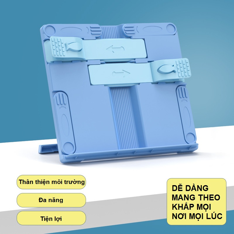 Kệ để sách vở, điện thoại, máy tính bảng chống gù chống cận thị, gấp gọn mang theo tiện lợi - [Tặng kèm đệm bút chống mỏ