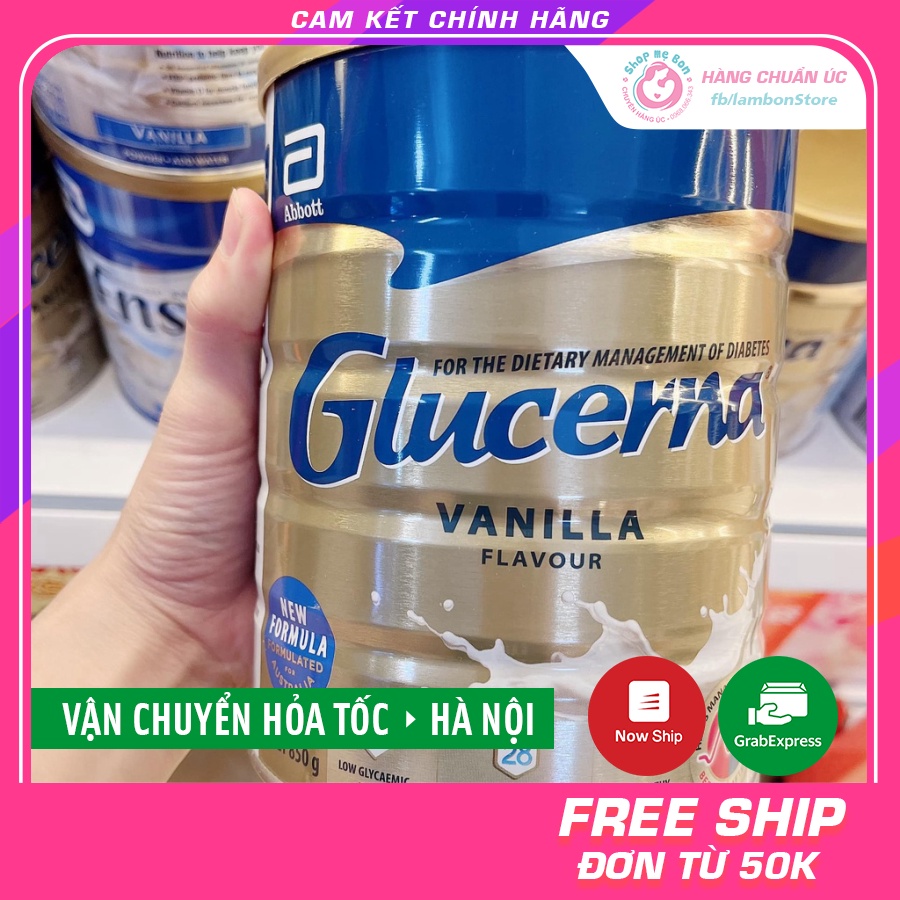 Sữa Glucerna dành cho người tiểu đường Hộp 850g