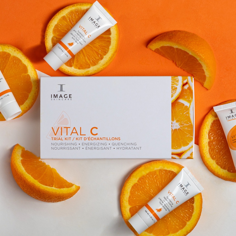 Bộ sản phẩm phục hồi sáng da Image Skincare VITAL C Travel Kit