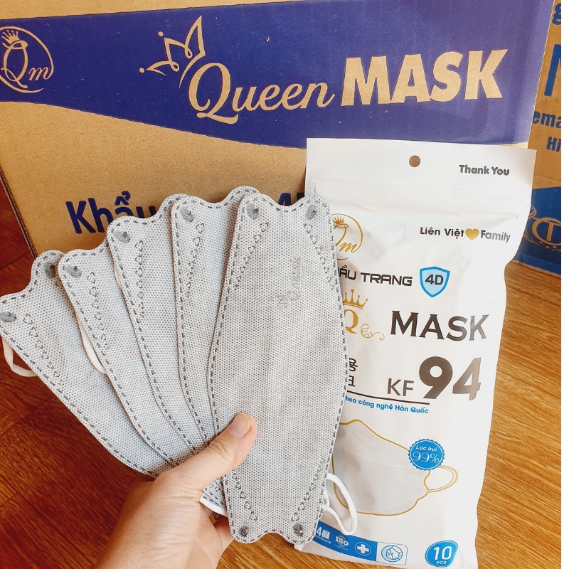 Khẩu Trang kf94 Queen Mask ( Thùng 300 cái)