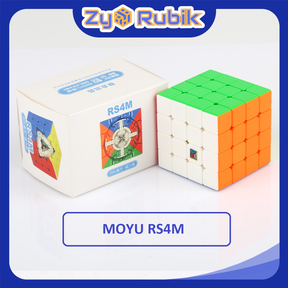 Rubik 4x4 RS4M MFJS - Rubik Nam Châm Stickerless - ZyO Rubik