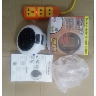 Máy sưởi mini, quạt sưởi mini di động warm air blower 900w