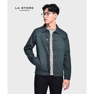 Áo khoác Denim Routine - Áo khoác nam JACKET DENIM GREEN