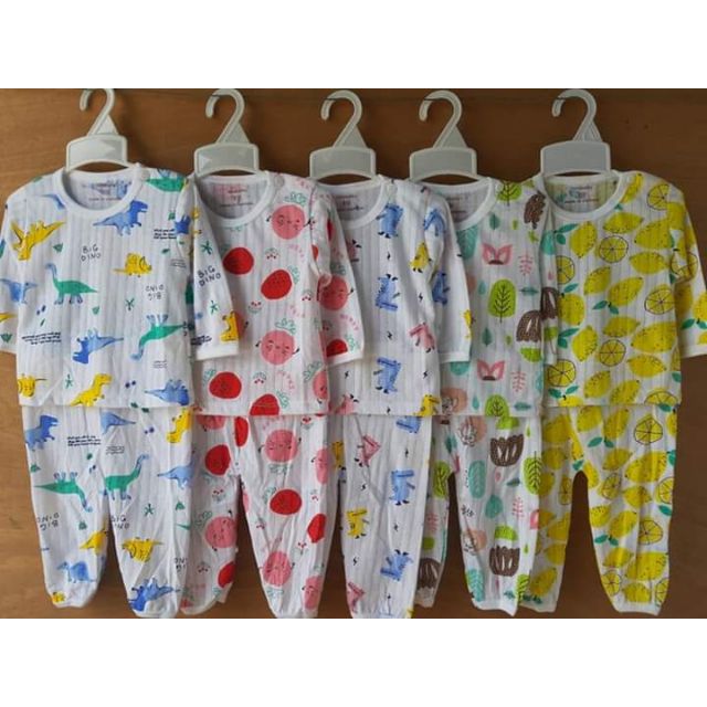 Combo 5 Bộ cotton giấy dài tay size đại 15_26kg