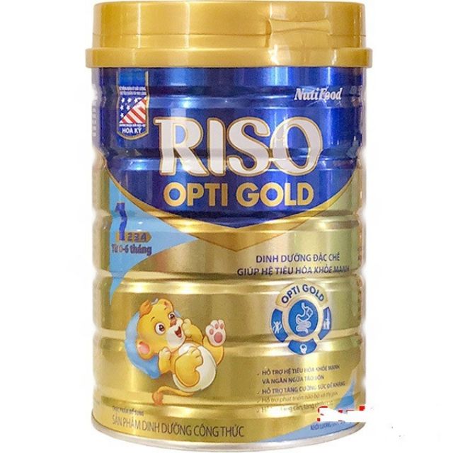 Sữa RISO OPTI GOLD 1 900g (trẻ từ 0-6 tháng)