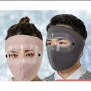 Khẩu trang ninja 2in1 Lót nỉ Chống mưa gió lạnh bảo vệ mắt