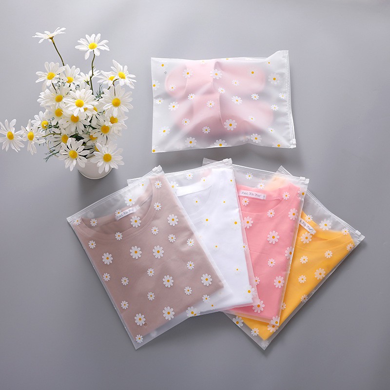 500 túi shop đựng quần áo có khóa zip kích thước 25x35