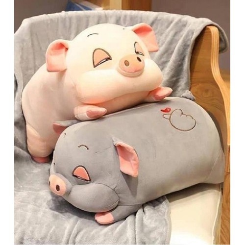 Bộ Chăn gối văn phòng 2 trong 1 siêu tiện ích hình thú heo lợn chuột nhiều mẫu cực dễ thương- quà tặng ấm áp cho bé yêu