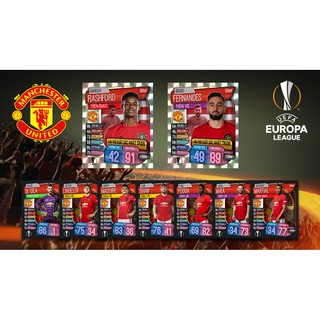 Set 16 Thẻ In Match Attax 2019-20 Poca Manchester United + 1 Mini Album Custom