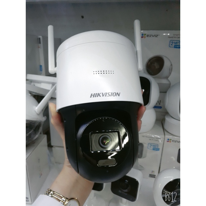 Camera IP quay quét mini 4MP Hikvision DS-2DE2C400IW-DE/W ngoài trời