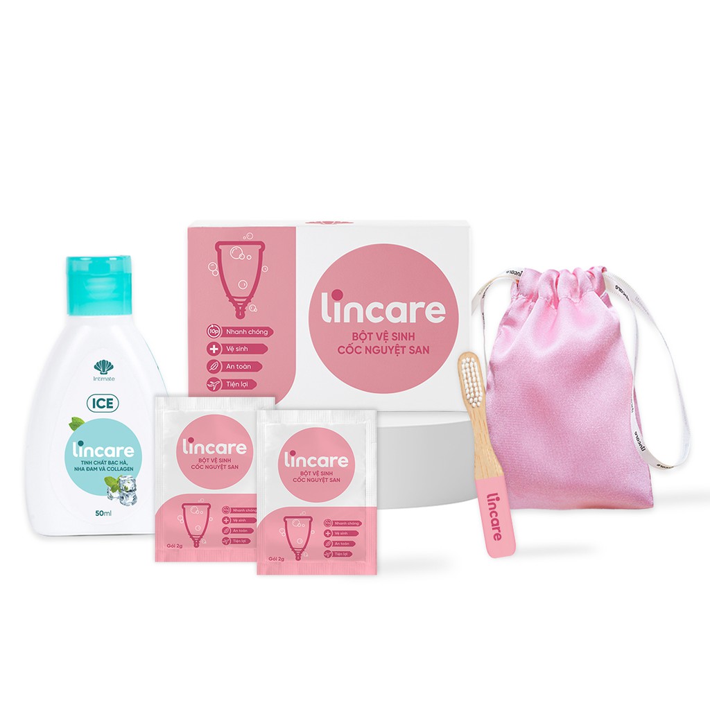 Bộ Toàn diện Lincare vệ sinh cốc nguyệt san (4 sản phẩm)