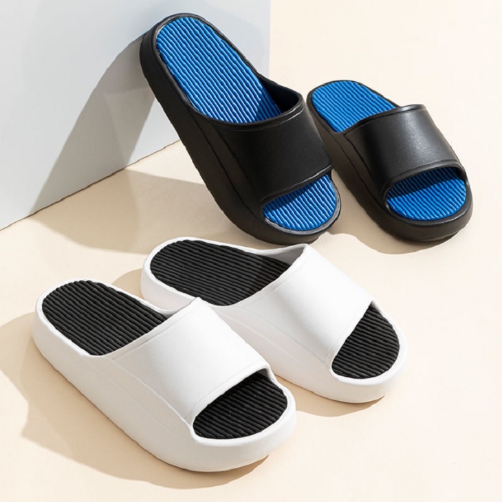 Dép Quai Ngang Nam Nữ Đế Cao 4cm Siêu đẹp , Chất Liệu EVa Sêu Bền Không Thấm Nước - DN2