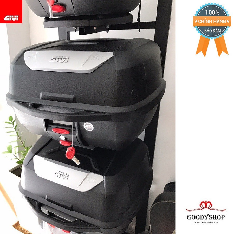 Thùng đựng đồ xe máy Givi E43NTL Mulebox 43L Monolock – Monokey System TechnologY