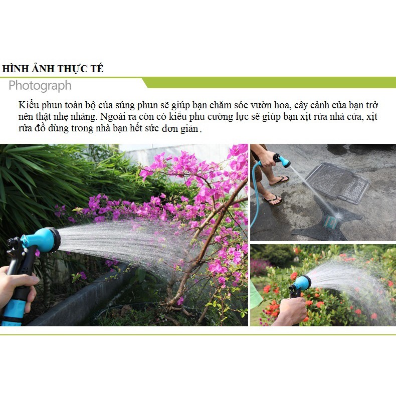 Vòi phun tưới cây KN203 Lionking dùng để tưới cây, rửa xe, xịt rửa vệ sinh nhà cửa