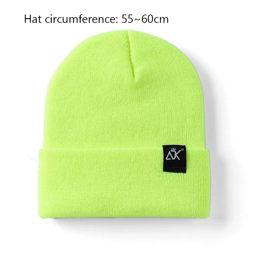 Mũ Len Beanie Nam Nữ Màu Trơn Dễ Thương