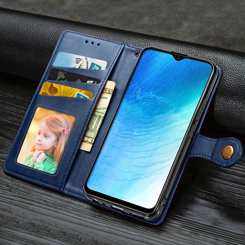 Bao da điện thoại kèm ví chống rơi và chống trầy kiểu retro cho GOOGLE PIXEL 4 XL