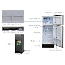 Tủ lạnh 180L Sharp SJ-X196E-SL Inverter