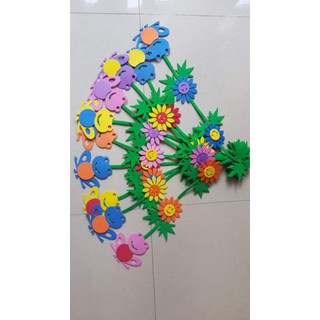 Rèm cửa xốp mầm non