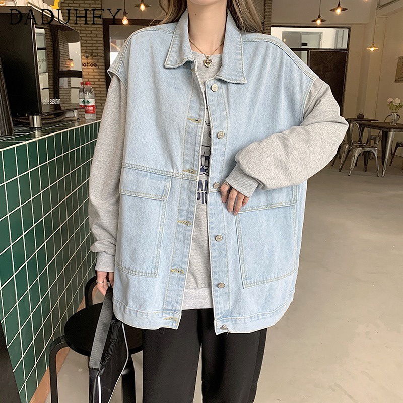 Áo khoác denim không tay chất mỏng thời trang mùa hè cho nữ mới 2022