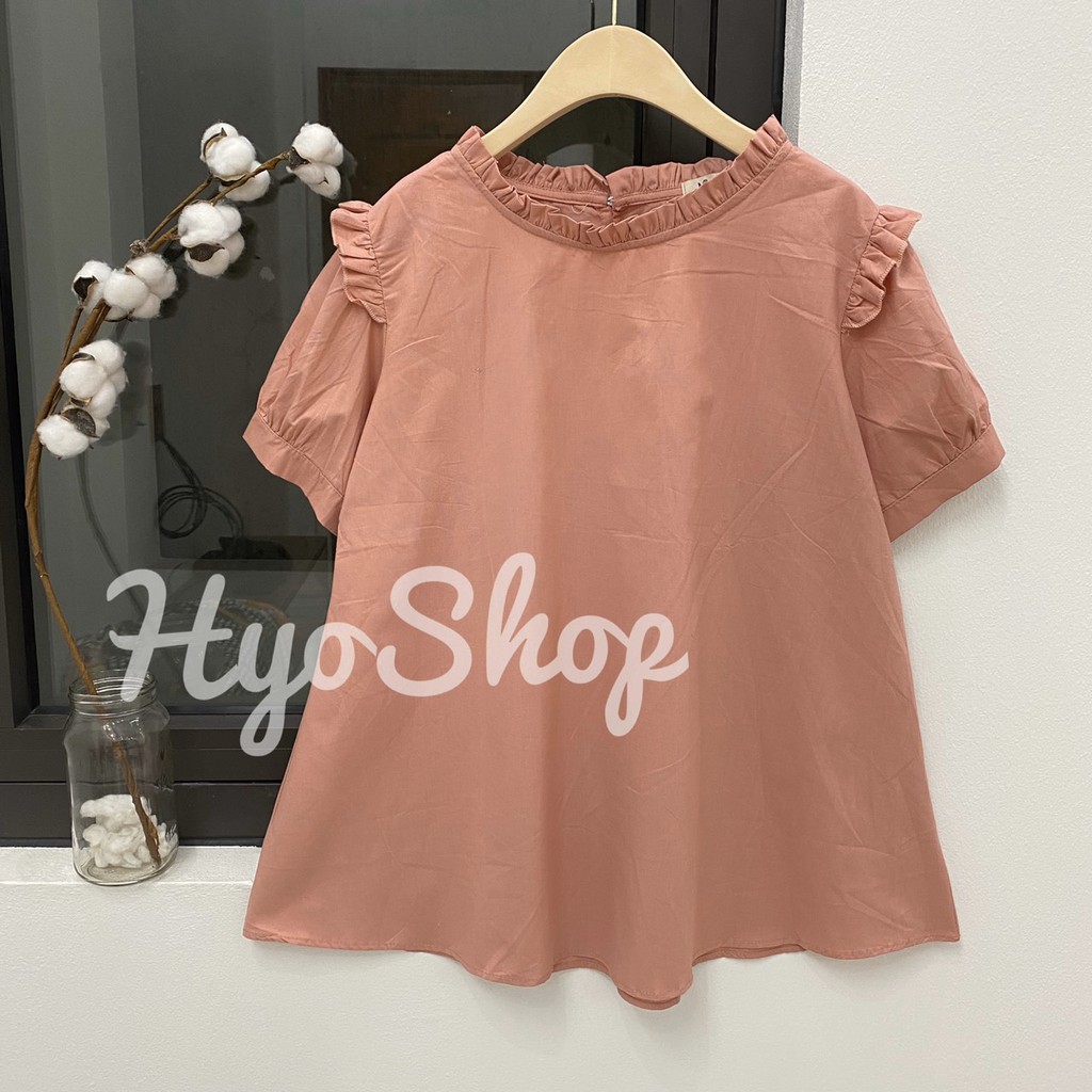 Áo Bầu Đẹp Dáng Babydoll Kiểu HYO Chất Freesize dưới 65kg