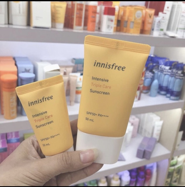 ☀️Kem chống nắng Innisfree☀️ Perfect UV Protection Cream Triple Care 20ml