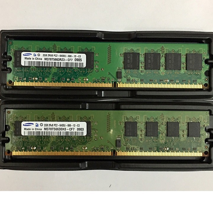 Ram máy tính để bàn 2GB DDR2 bus 667 800 nhiều hãng samsung hynix kingston ...
