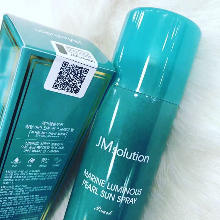 Xịt Chống Nắng Nâng Tone Da JM Solution Marine Luminous Sun Spray 180ml