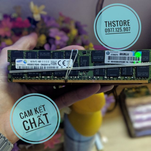 [RẺ NHẤT] Ram REG ECC DDR3 16gb buss 1866