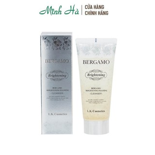 Sữa rửa mặt trắng da Bergamo Brightening Foaming Cleanser 150ml