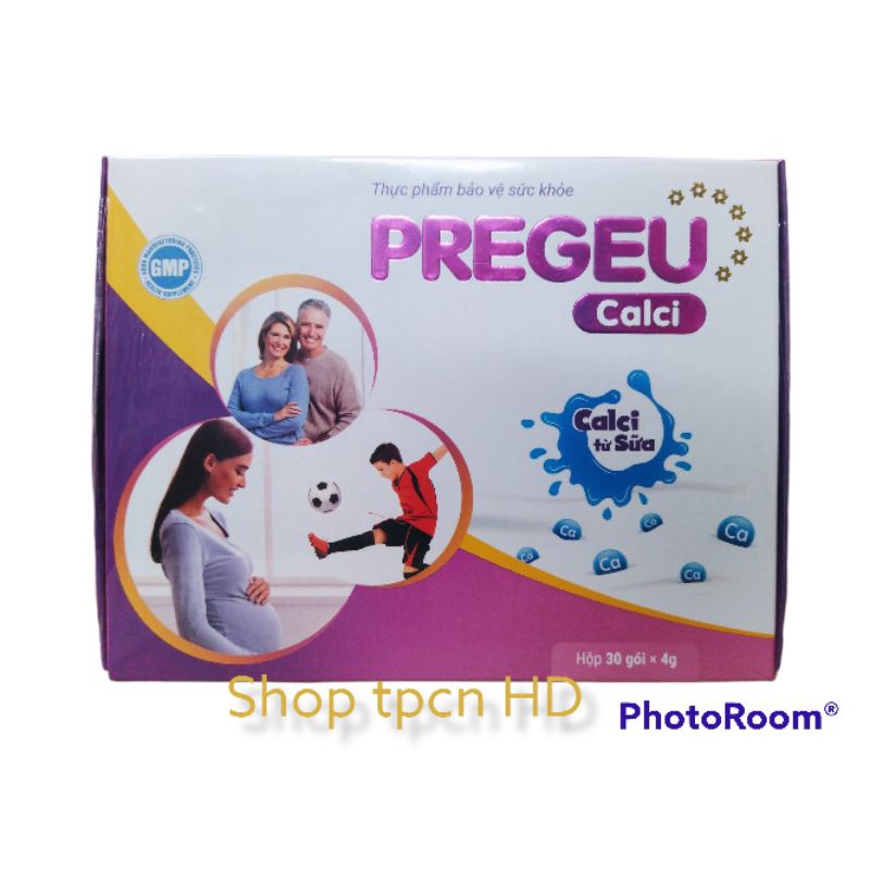 Pregeu canxi từ sữa vị thơm ngon dễ uống, hỗ trợ bé tăng chiều cao
