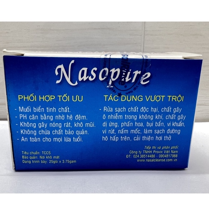 Muối rửa vệ sinh mũi cho bé Nasal Rinse.Muối tinh chất dùng cho bé từ sơ sinh.suckhoechomoinha