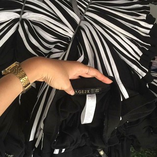 QUẦN LEGGING ĐEN 2 SỌC - AGE2X